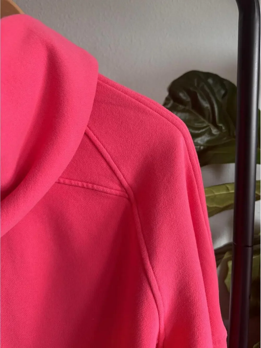 Lululemon Scuba Oversized Half Zip Hoodie Lip Gloss Pink M/L